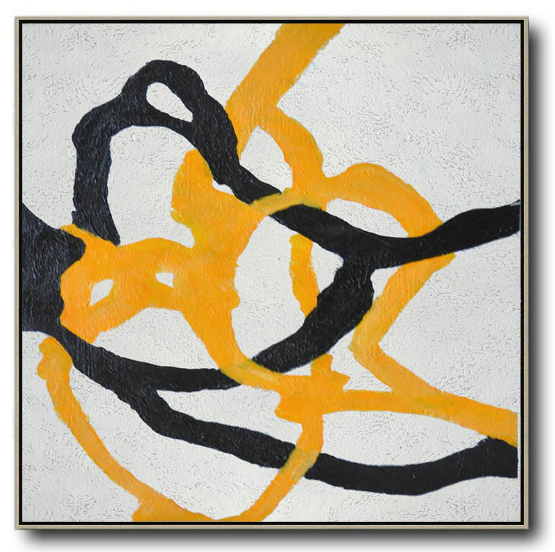 Abstract Painting Extra Large Canvas Art,Hand-Painted Oversized Minimal Painting On Canvas,Unique Canvas Art